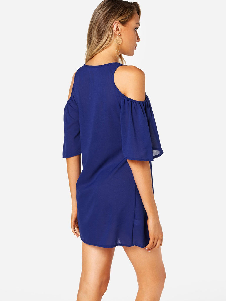 Womens Blue Casual Dresses