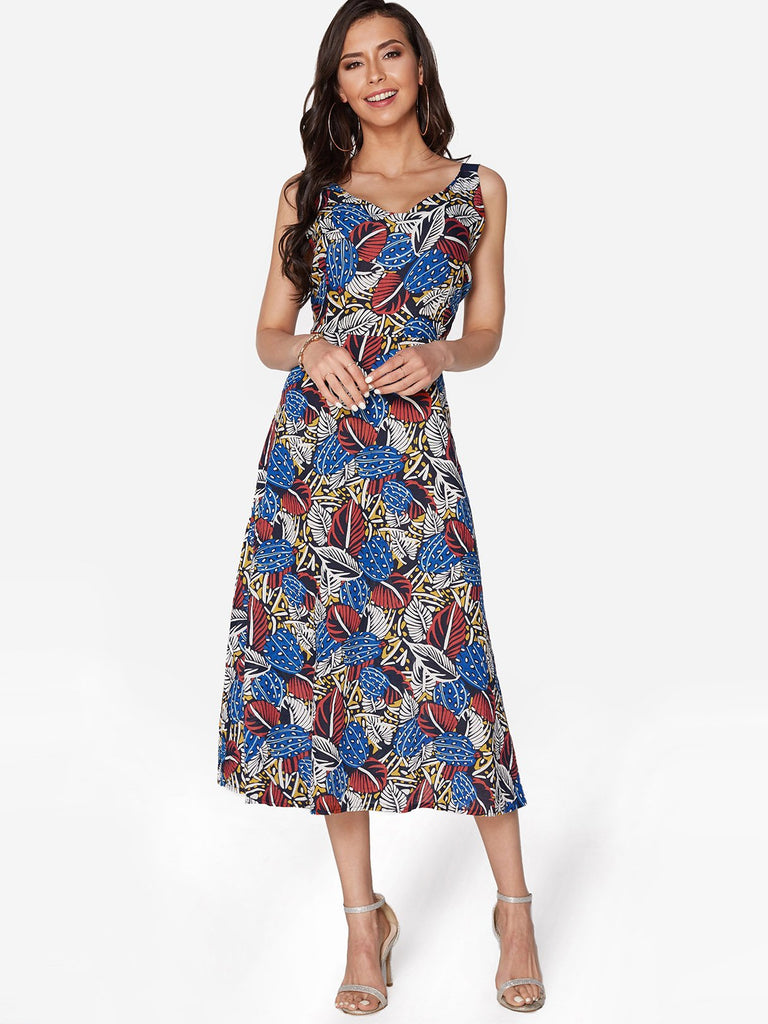 Ladies Floral Floral Dresses