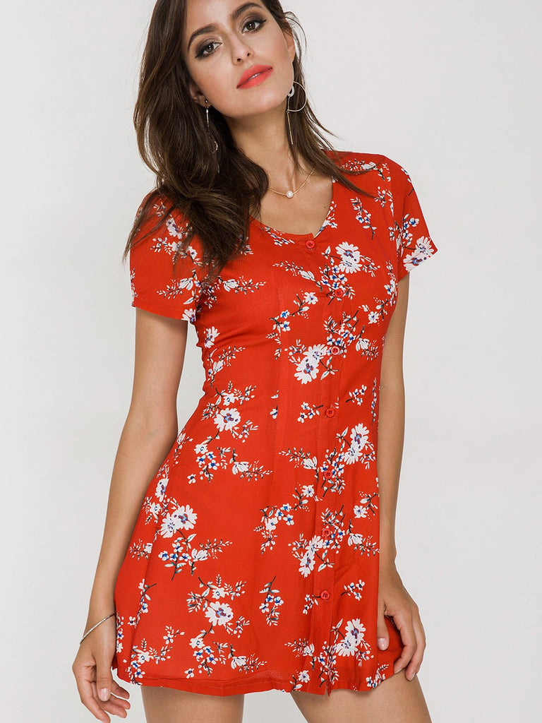 Womens Floral Floral Dresses