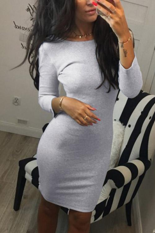 Ladies Grey Sexy Dresses