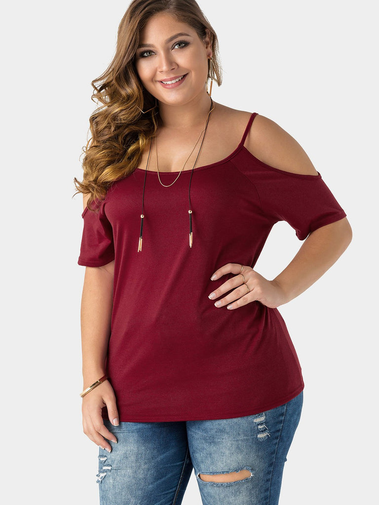 Womens Cotton Tops Plus Size