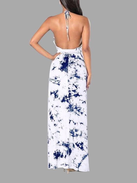 Womens Blue Maxi Dresses