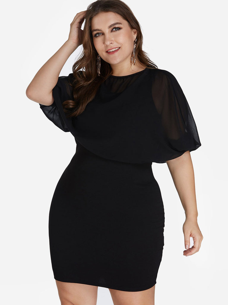 Ladies Black Plus Size Dresses