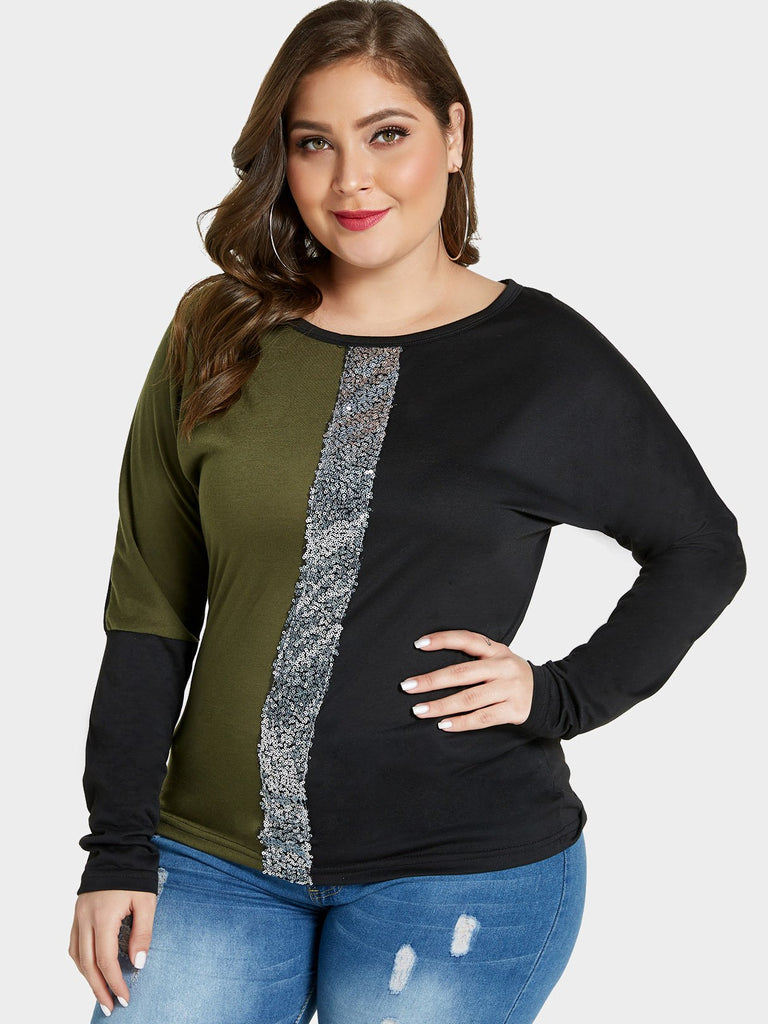 Ladies Plus Size Black Tops