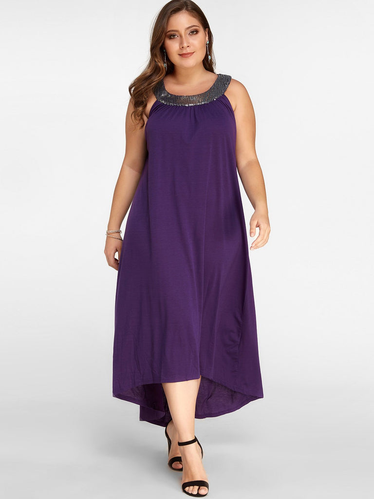 Womens Sleeveless Plus Size Dresses