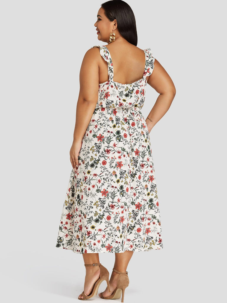 Ladies Sleeveless Plus Size Dress