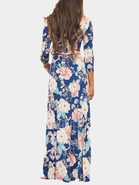 Womens Royalblue Maxi Dresses