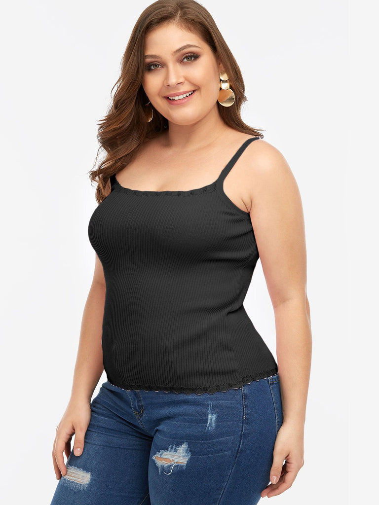 Ladies Black Plus Size Tops