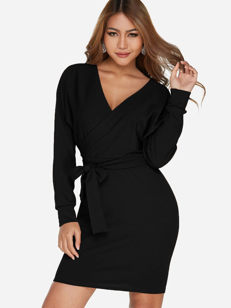 Ladies V-Neck Dresses