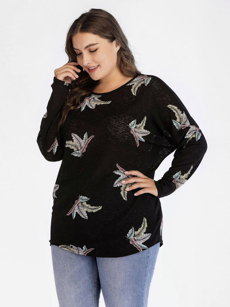 Ladies Black Plus Size Tops