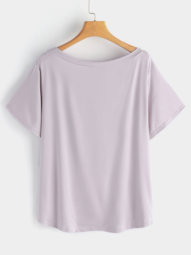 Womens Grey Plus Size Tops