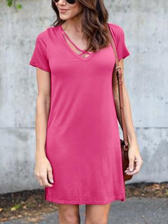 Ladies Short Sleeve Dress