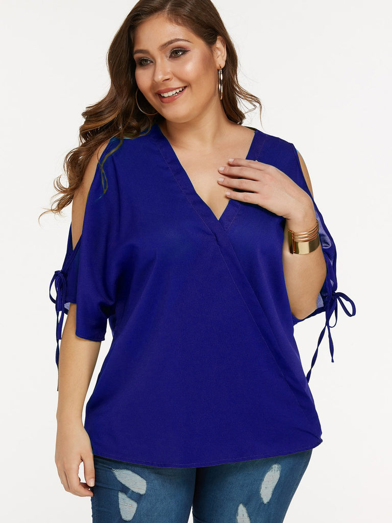 Ladies Plus Size Cotton Blouses