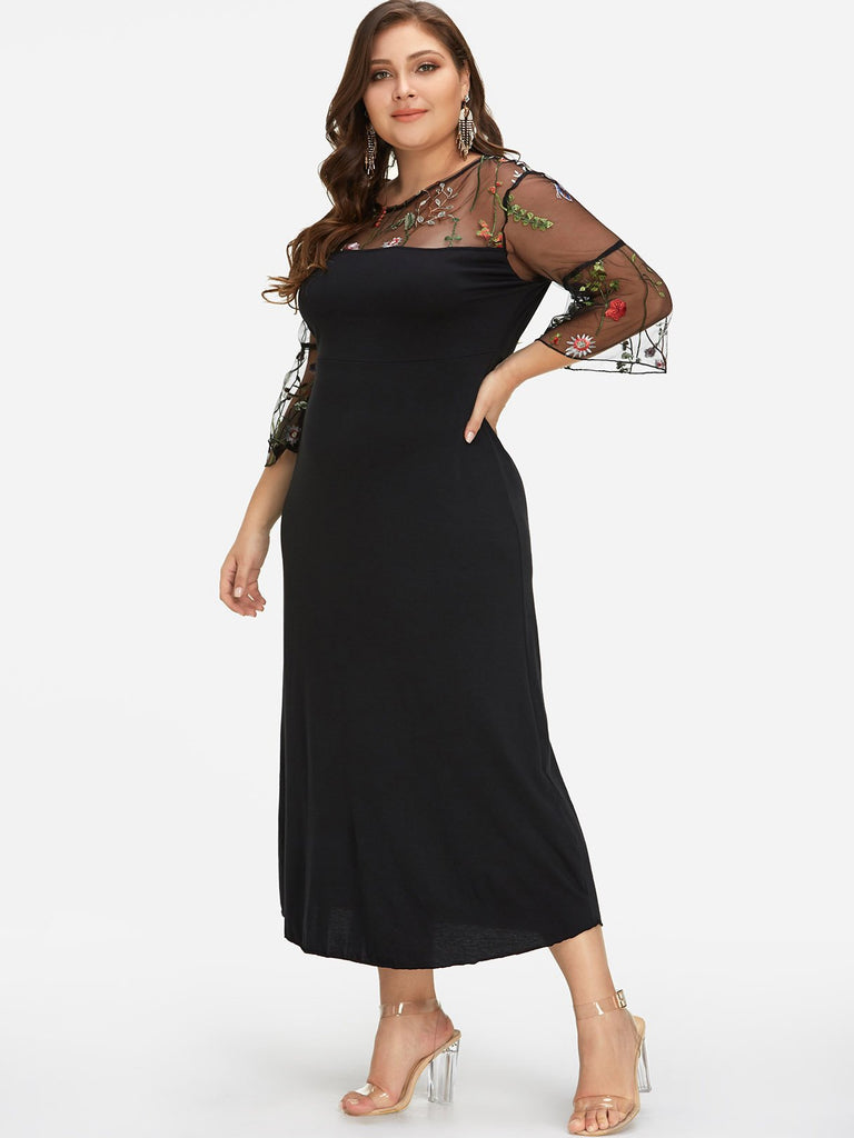 Ladies Black Plus Size Dresses