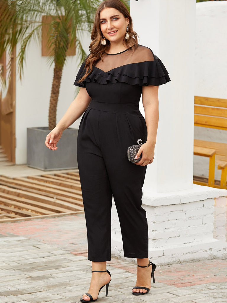 Ladies Black Plus Size Bottoms