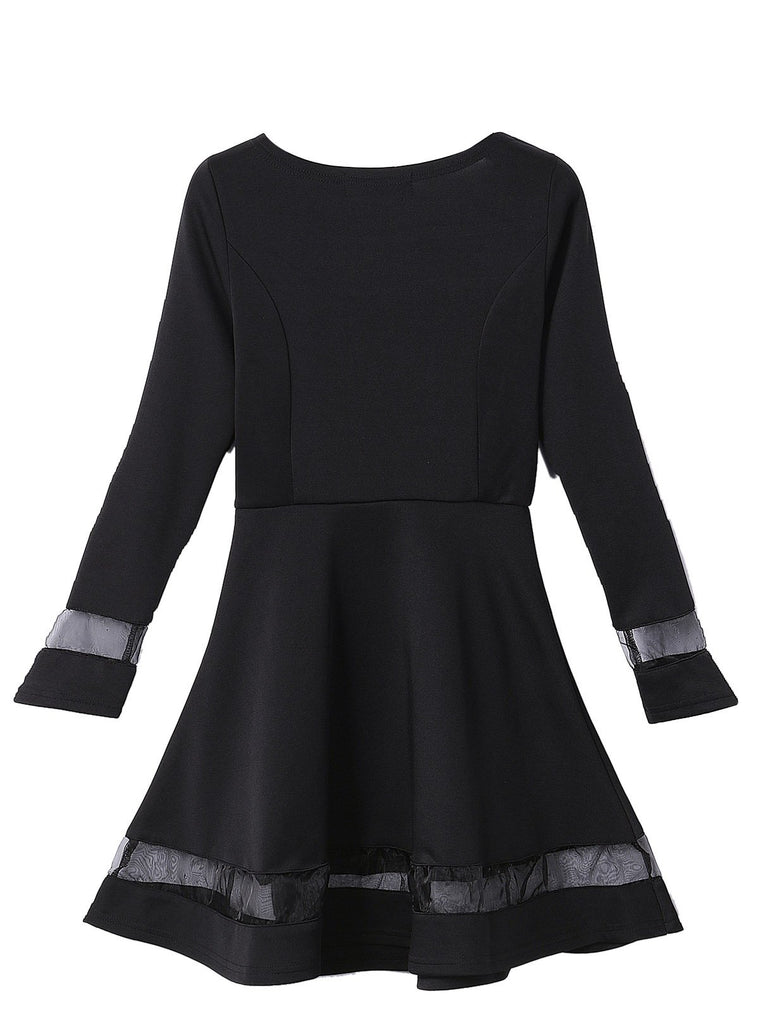 Ladies Long Sleeve Mini Dresses