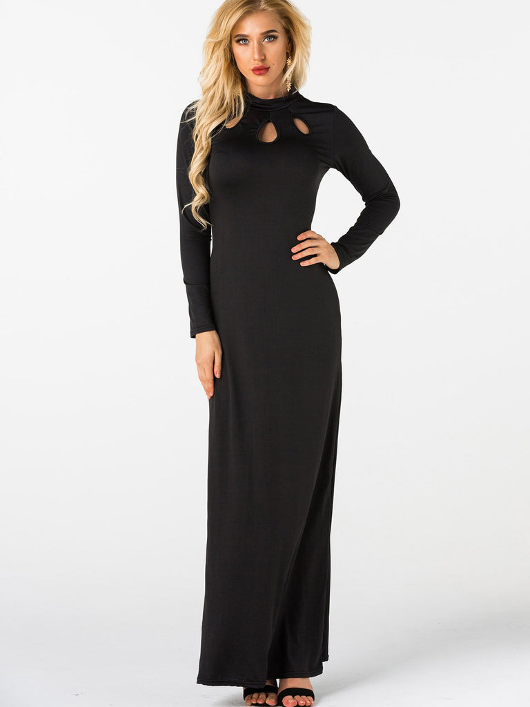 Ladies Long Sleeve Maxi Dress