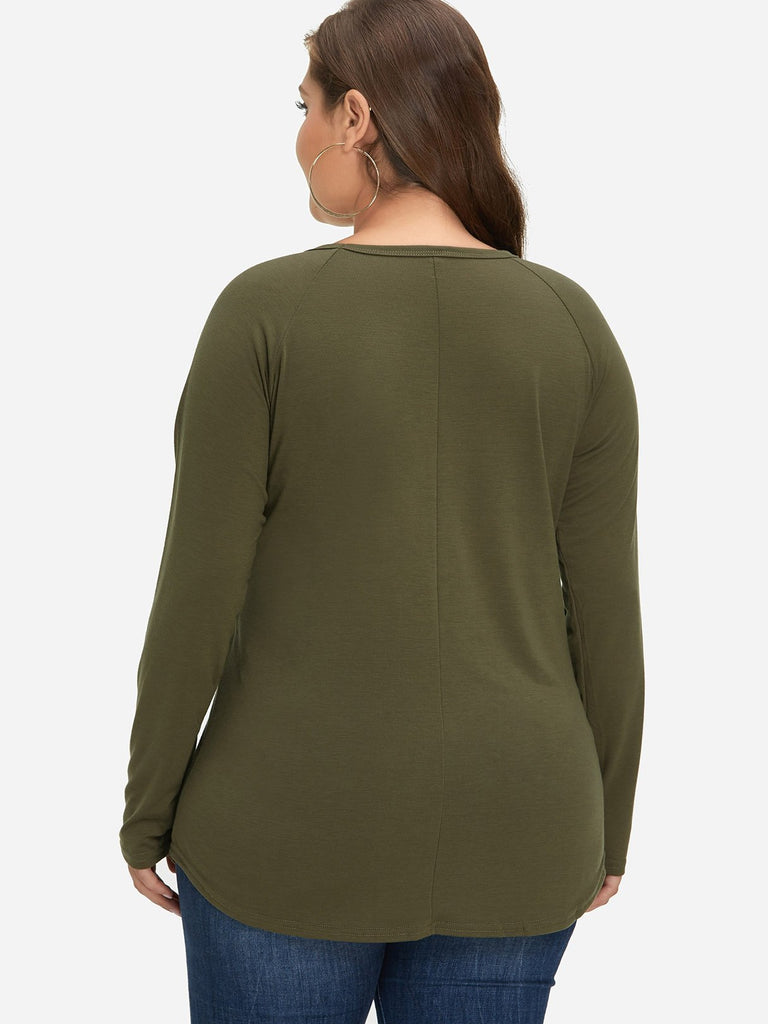 Womens Plus Size Long Tops