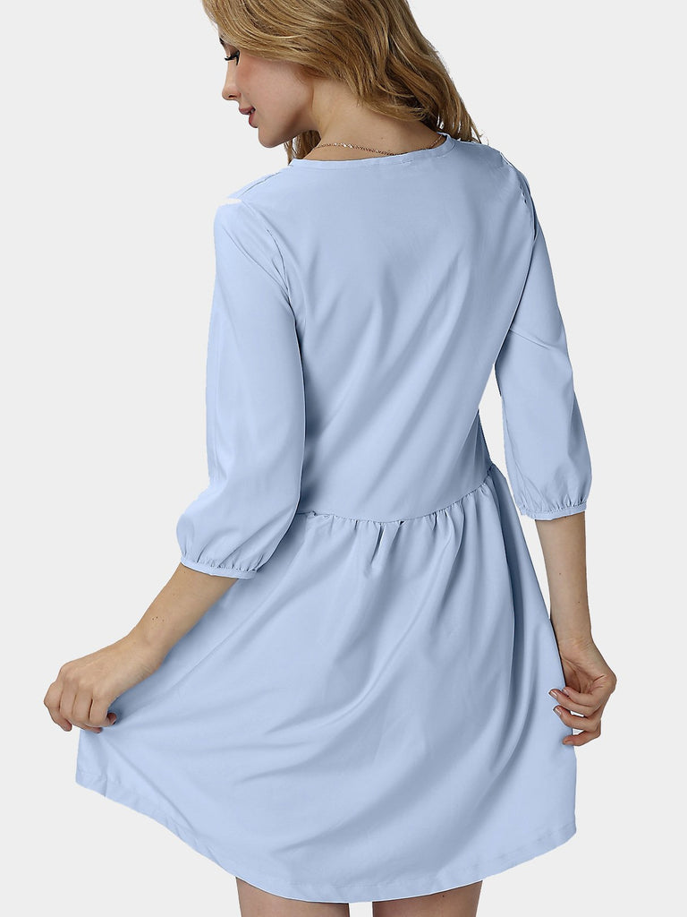 Womens Blue Casual Dresses