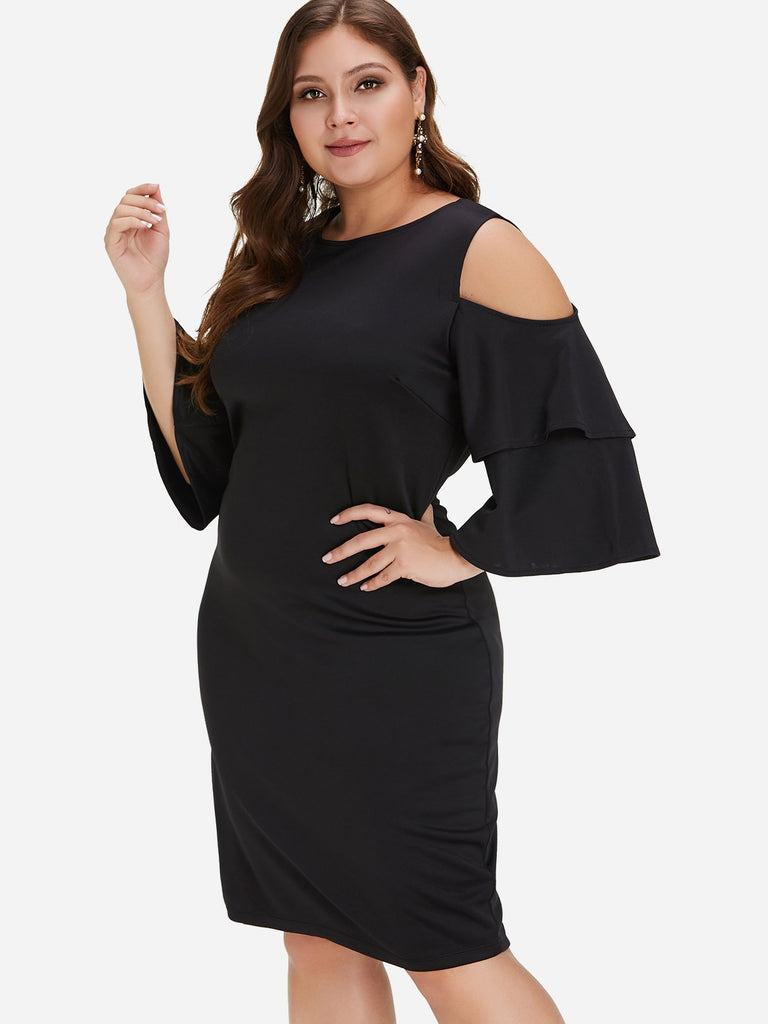 Ladies Black Plus Size Dresses