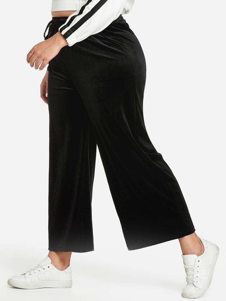 Ladies Black Plus Size Bottoms