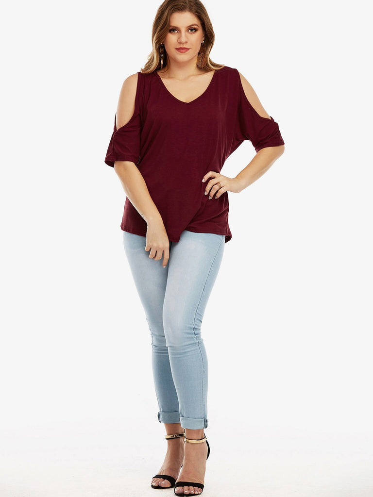 Plus Size Womens Dress Tops