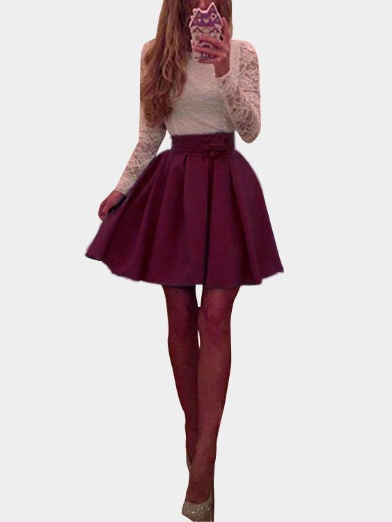 Womens Burgundy Sexy Dresses