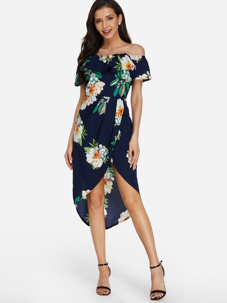 Ladies Floral Floral Dresses