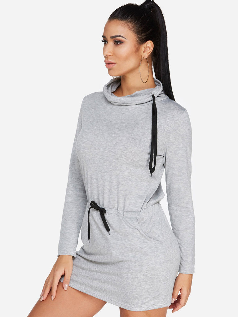 Ladies Long Sleeve Casual Dresses