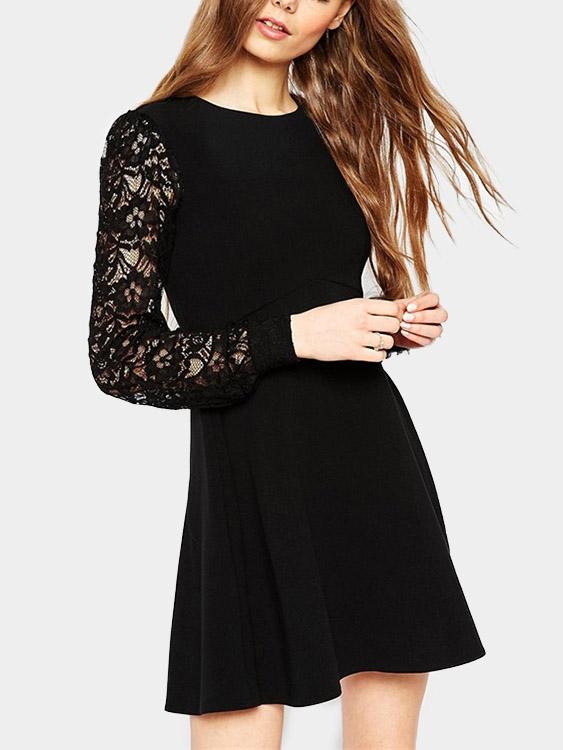 Ladies Long Sleeve Sexy Dress