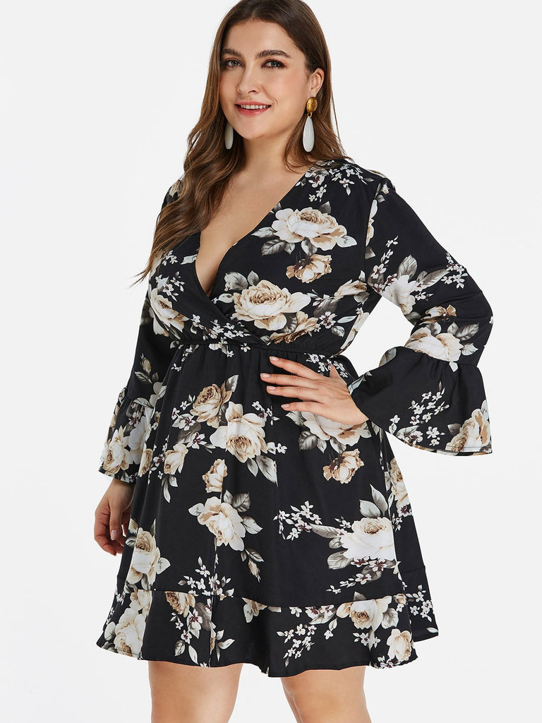 Ladies Black Plus Size Dresses