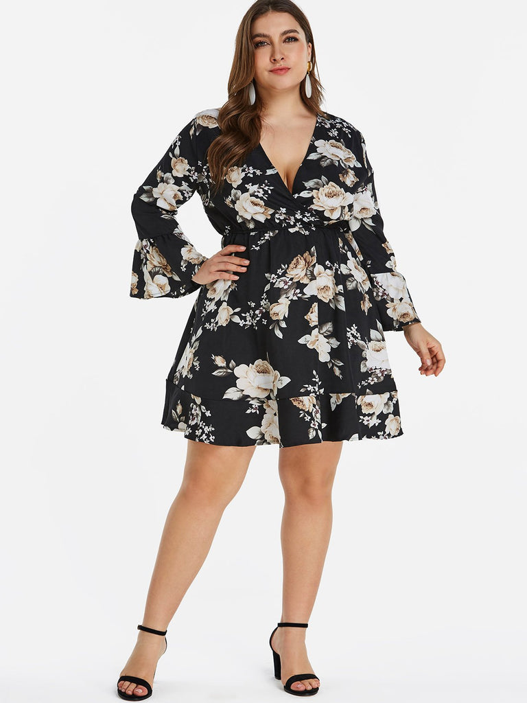 Women's Plus Size Dresses With Sleeves