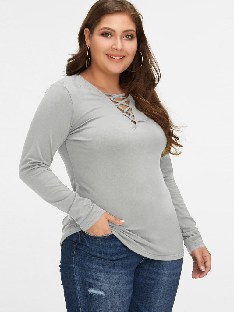 Womens 3/4 Sleeve Plus Size Dress