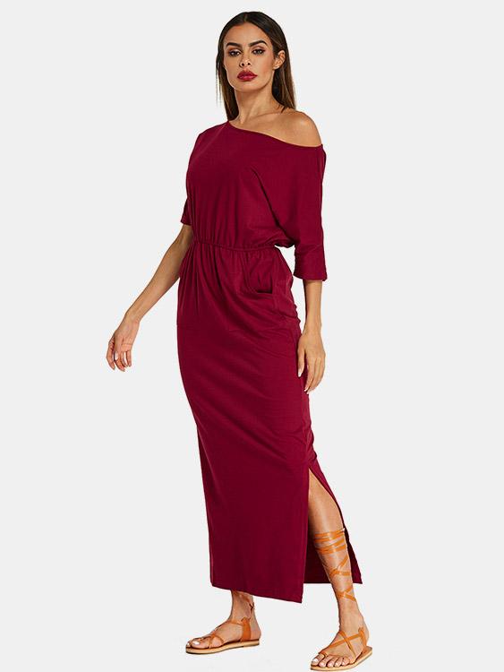 Womens Half Sleeve Casual Dress