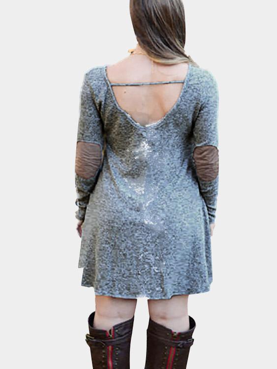 Womens Grey Casual Dresses