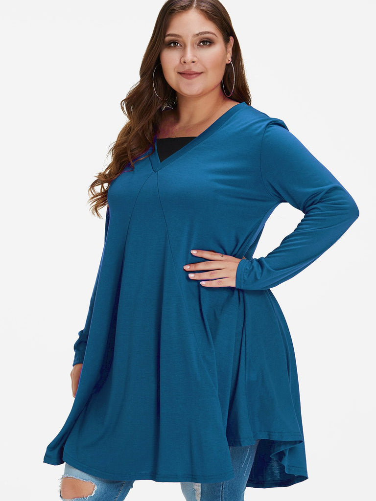 Plus Size Womens Dress Tops