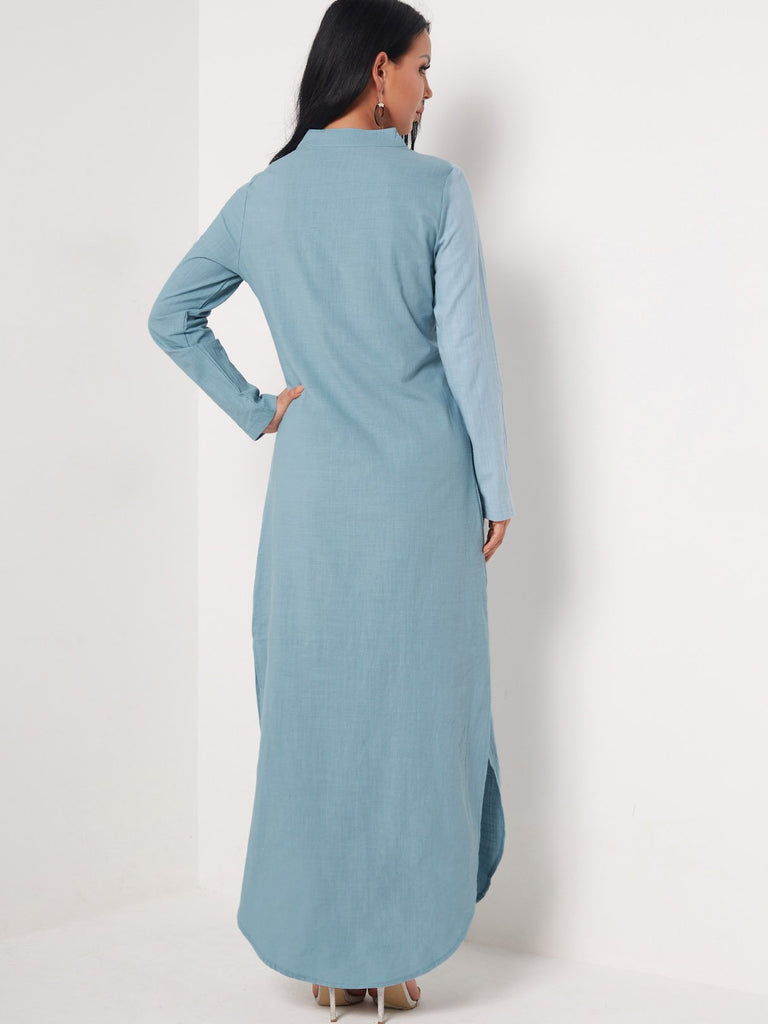 Womens Blue Maxi Dresses