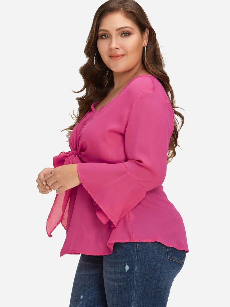 Ladies Rose Plus Size Tops