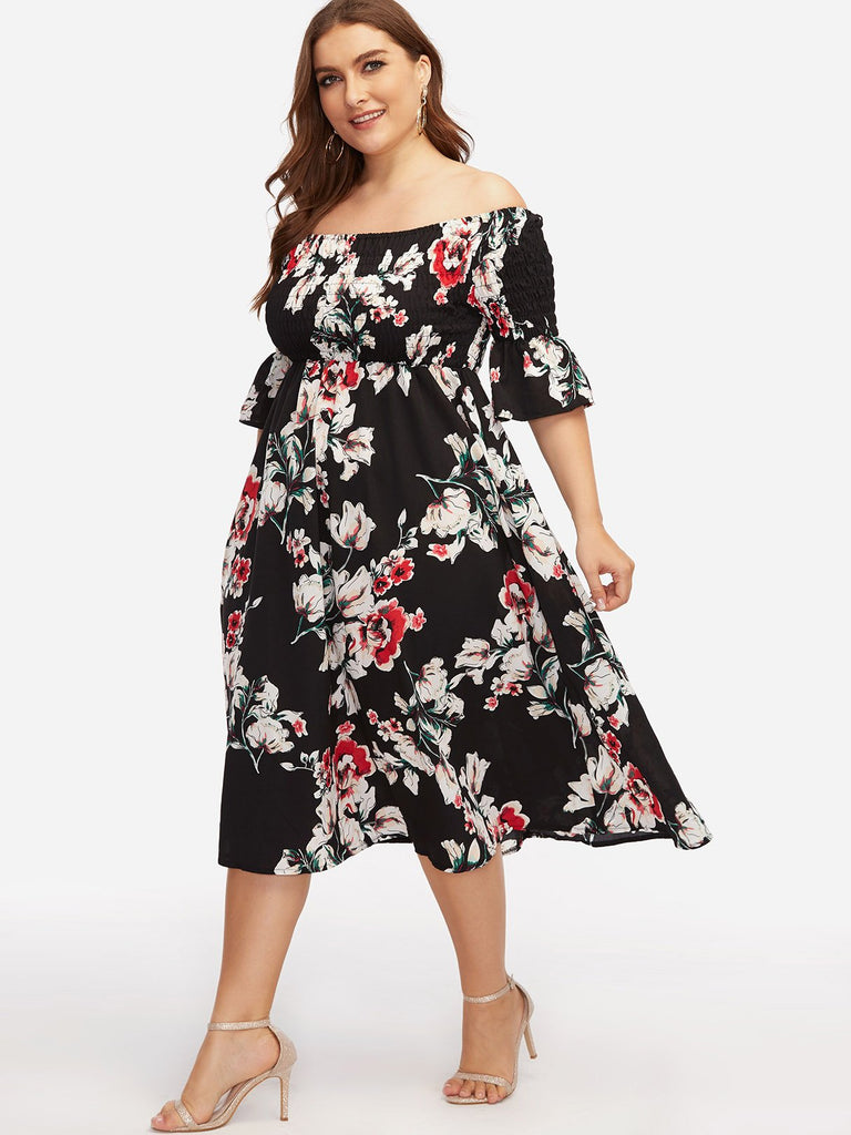 Ladies Black Plus Size Dresses