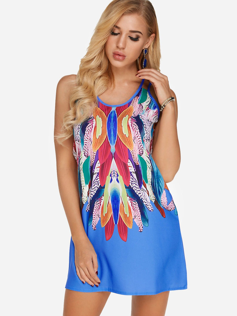 Ladies Sleeveless Mini Dress