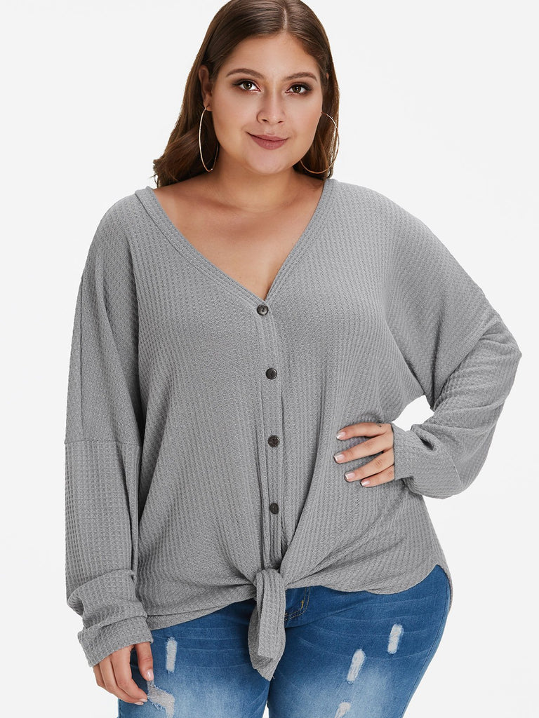 Plus Size Ladies Tops Blouses