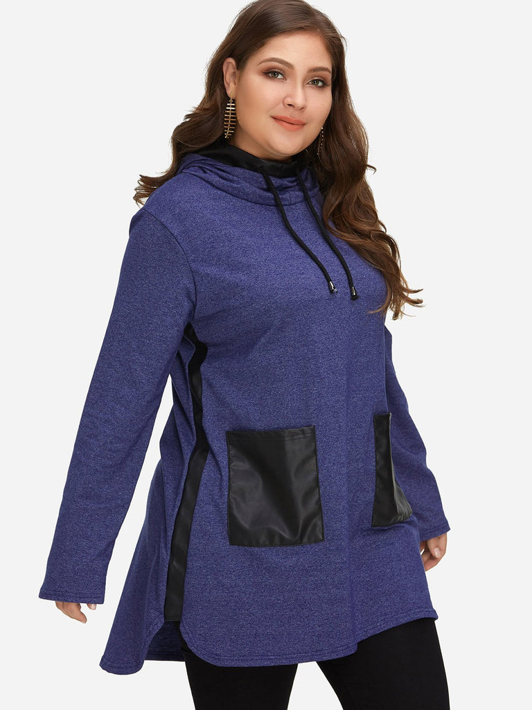 Ladies Blue Plus Size Tops