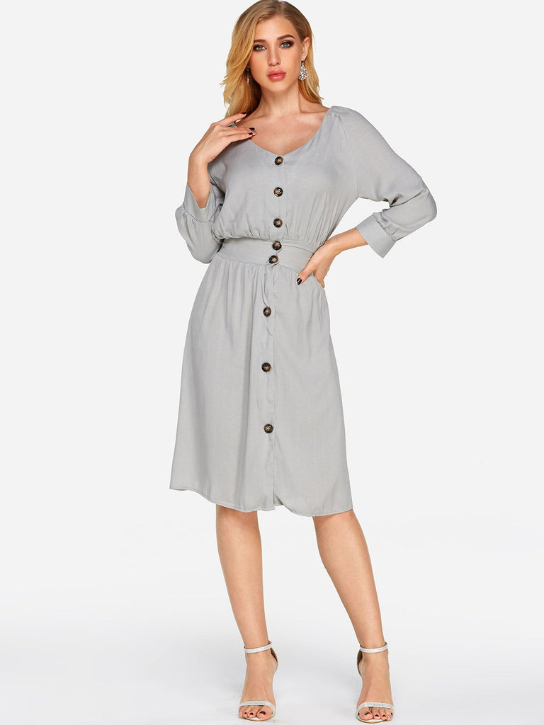 Womens 3/4 Sleeve Dresses