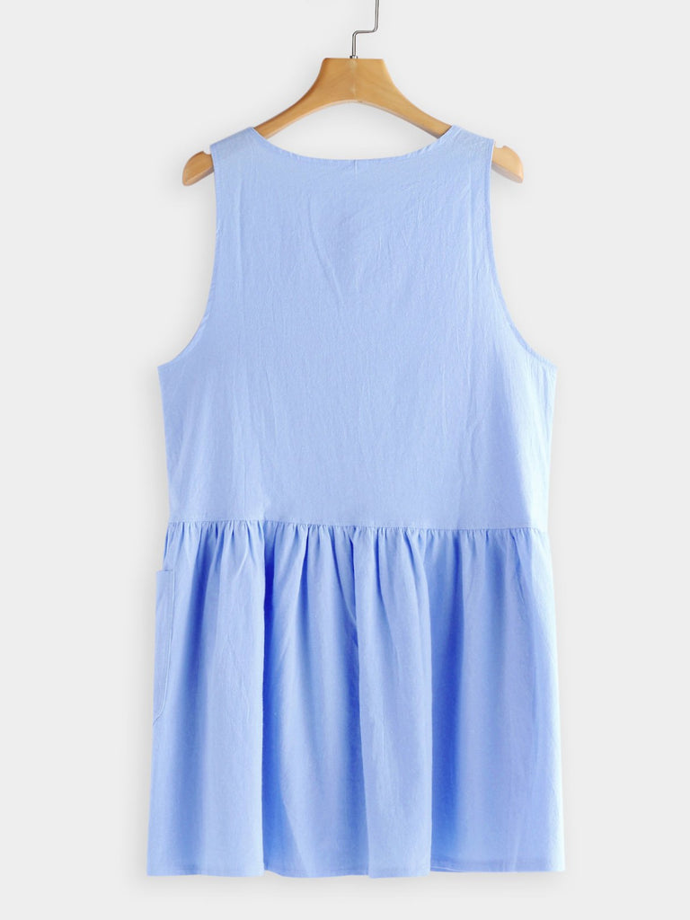 Womens Blue Casual Dresses