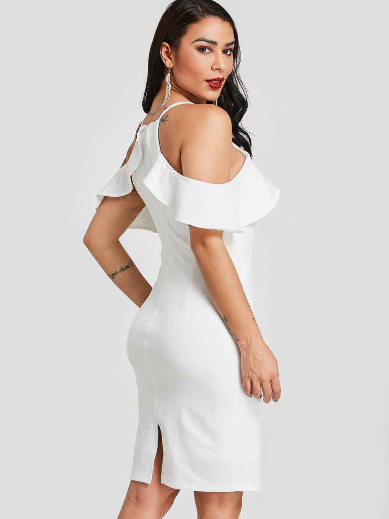 Ladies Short Sleeve Sexy Dress