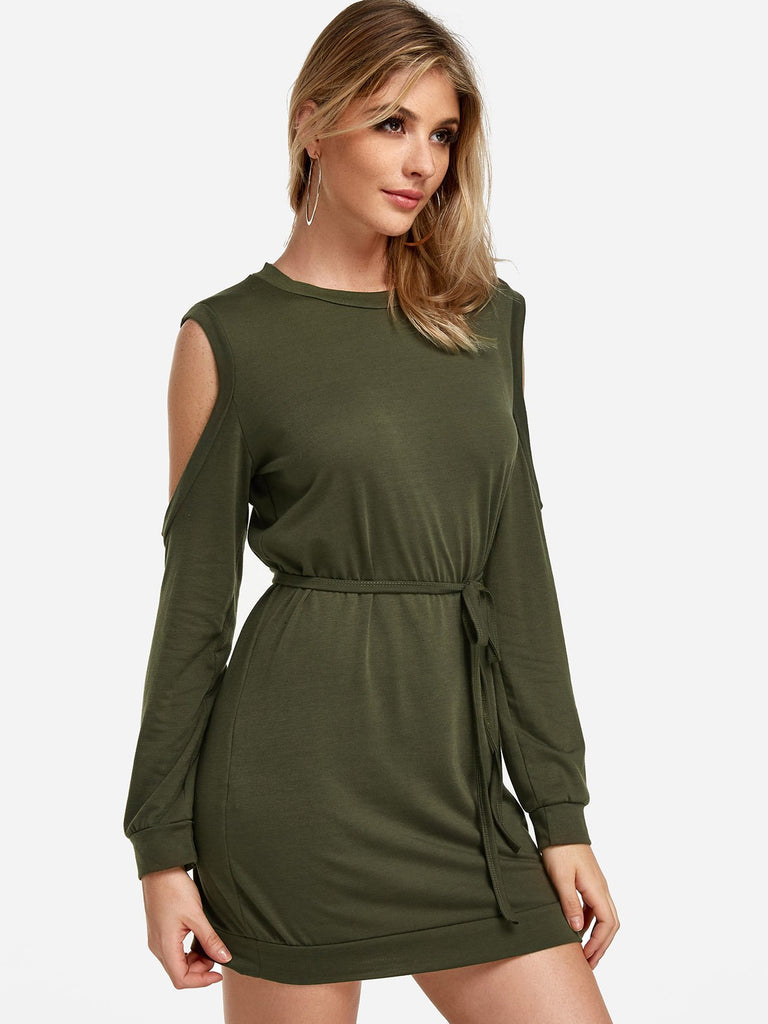 Ladies Long Sleeve Casual Dresses