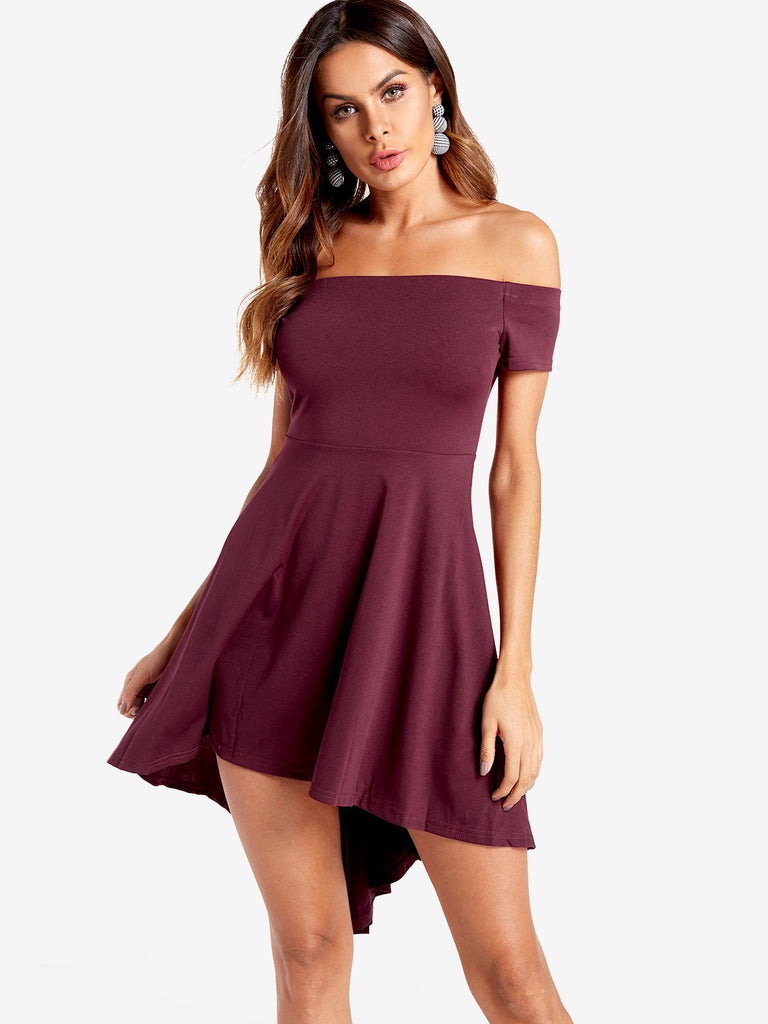 Ladies Short Sleeve Sexy Dress