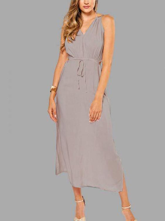 Ladies Sleeveless Maxi Dresses