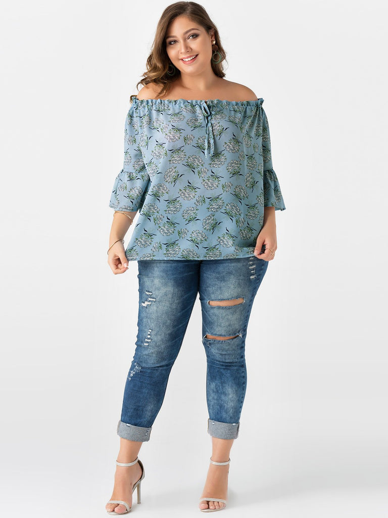 Womens Multi Plus Size Tops