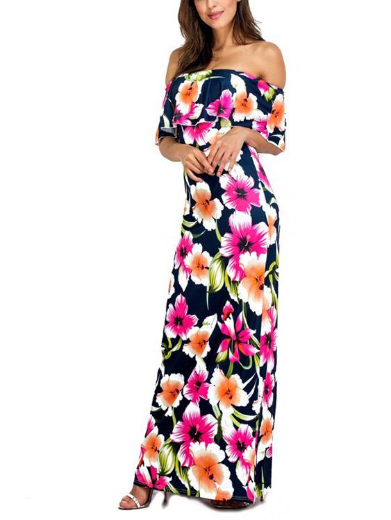 Ladies Sleeveless Maxi Dress